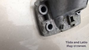 Сравнение креплений левого зеркала Nissan Tiida и Latio .Заморился.Часть 1.