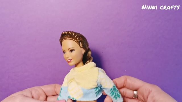 How to Make CLOTHES for BARBIE Doll | Barbie Clothes Ideas смотреть онлайн