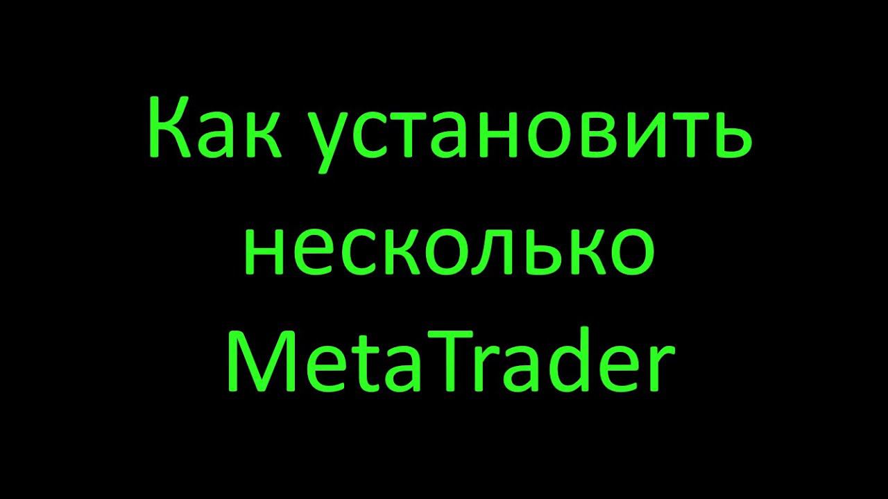 Как установить несколько Метатрейдер #трейдинг #метатрейдер #торговыйробот смотреть онлайн