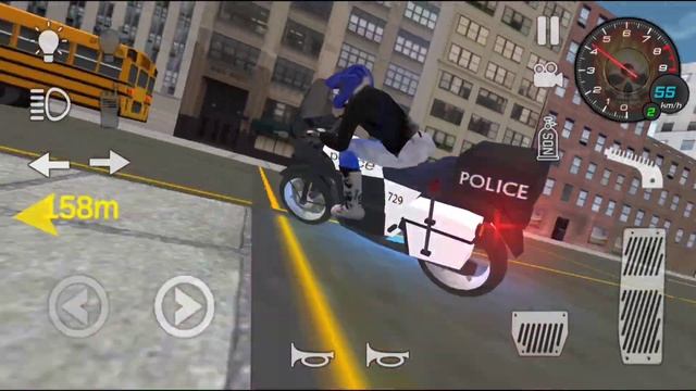 Real Police Motorbike Simulator - City Police Patrol Car Games - Android Gameplay смотреть онлайн