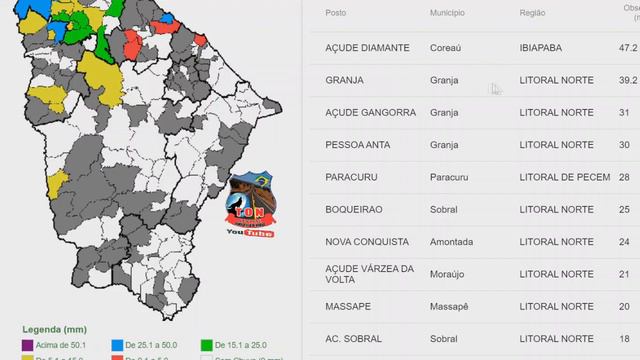 CHUVAS NO ESTADO DO CEARA Atualizado 25 02 2024 смотреть онлайн