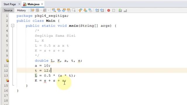 Java 14 - Program Menghitung Luas dan Keliling Segitiga - Tutorial Java Netbeans Indonesia смотреть онлайн