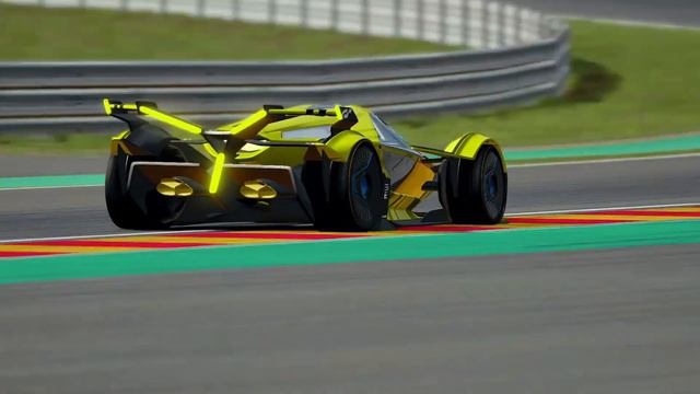 Lamborghini V12 Vision GT vs Red Bull X2010 vs McLaren Ultimate Vision GT at Spa смотреть онлайн