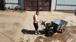 самодельная мототачка из снегоуборщика