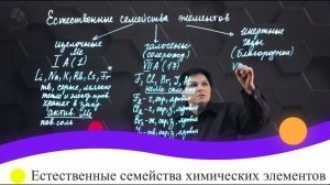 16. Естественные семейства химических элементов. 7 класс.