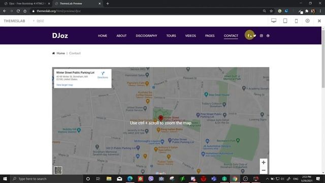 DjoZ : Free Bootstrap 4 HTML5 Musical Website Template смотреть онлайн