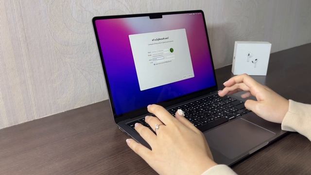 MacBook Air M2  (Space Grey , 512 GB)  Unboxing ?✨  | Aclare fondue