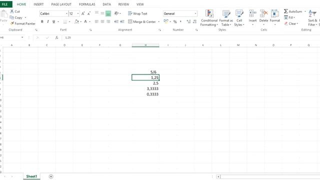 How to use FRACTIONS in Excel смотреть онлайн