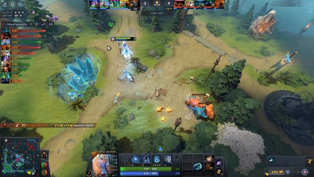 Дота 2 СМ Патч 7.33 Фарм лес (в игре) смотреть онлайн