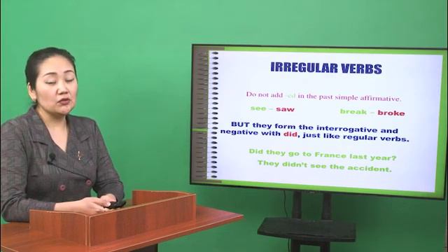 Сардарова Irregular verbs past simple смотреть онлайн