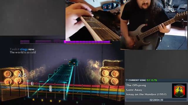Gone Away - The Offspring - Rocksmith Rhythm Sightread смотреть онлайн