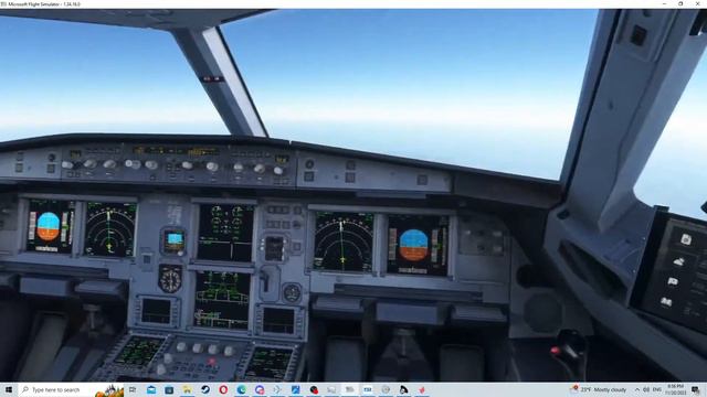 Полет в MSFS2020 A-320 (UACC-UAAA) с приглашенным гостем вторым пилотом Романом Болшаковым
