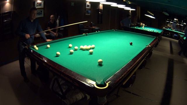 Удачный нечаянный шар в партии по американке смотреть онлайн