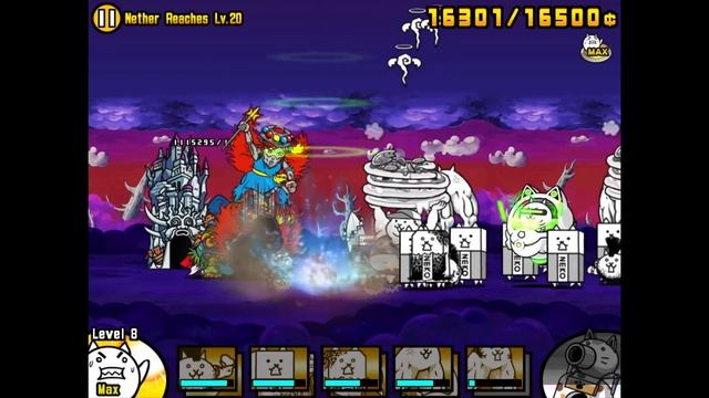 Battle Cats x Bikkuriman | The Devils Strike! | Nether Reaches Lv. 20 смотреть онлайн