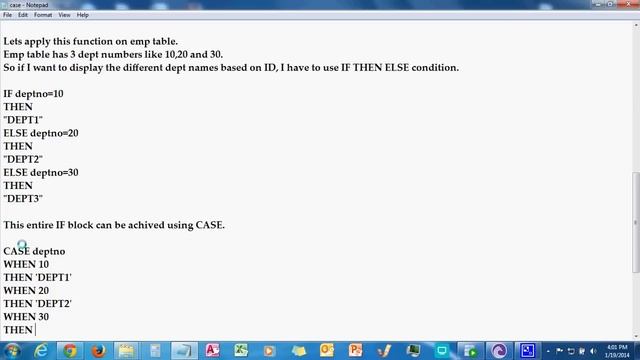 CASE Function( IF..THEN..ELSE) in SQL ORACLE Query With Example смотреть онлайн