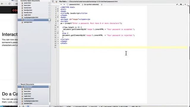 Interactive JavaScript - If Statement смотреть онлайн