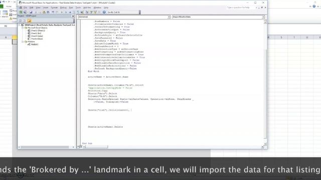 Learn to Code: Excel VBA Real Estate Data Analysis Tools part 1 - Record Macro to Pull Web Data смотреть онлайн