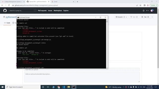 How to upload any project on Github || Python world || Github || Pythonanywhere || Django || смотреть онлайн