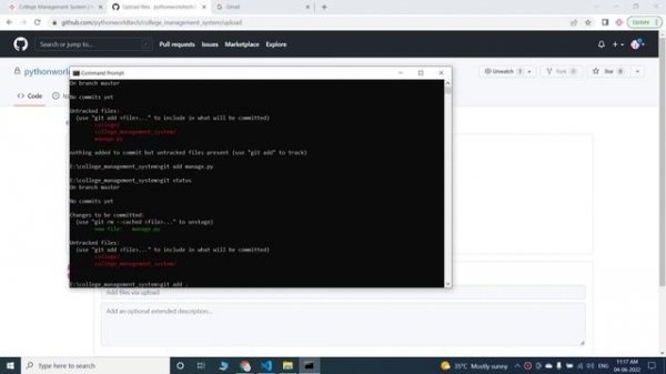 How to upload any project on Github || Python world || Github || Pythonanywhere || Django ||