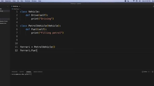 Python Object & Class. Python Inheritance смотреть онлайн