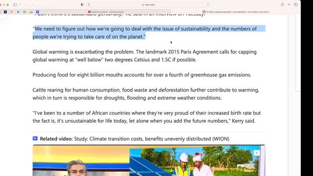 The Global Elites think we are "too many." Climate "god" John Kerry thinks 10bn pop is unsustainabl смотреть онлайн