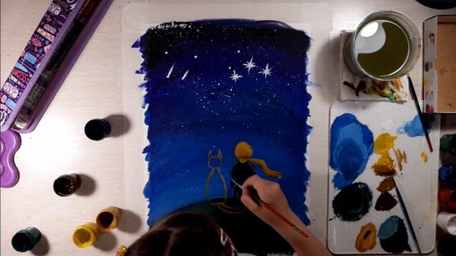 Алёна рисует Маленького принца смотреть онлайн