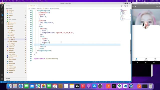 React Native 2022 Cơ bản - 10 UserInfo: Màn hình thông tin người dùng смотреть онлайн