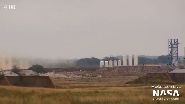 Raptor Vacuum Performs Orbital Insertion Length Test смотреть онлайн