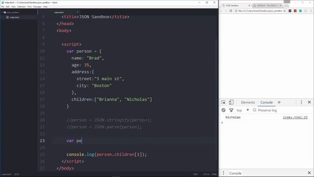 JSON Crash Course смотреть онлайн