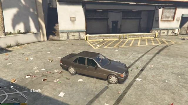 GTA5 .Обзор на  Mercedes-Benz S600 (W140)