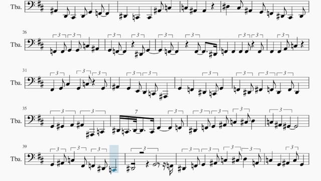 Tuba Sheet Music: How to play Sugar by Red Nichols' Stompers смотреть онлайн