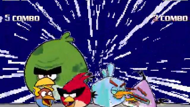 MUGEN Fight - Angry Birds Space Party смотреть онлайн