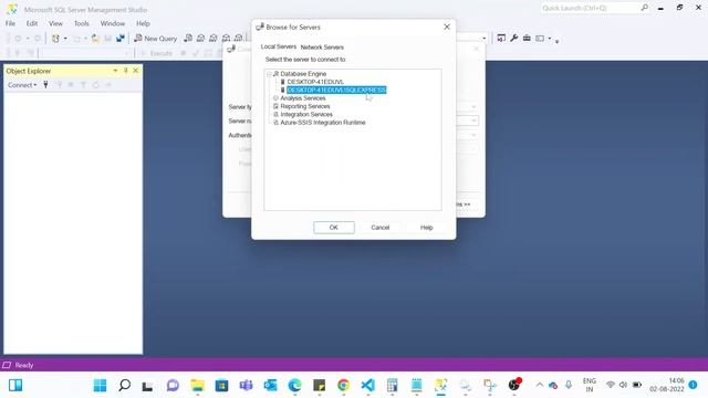 How set the local database and local server in SQL Server смотреть онлайн