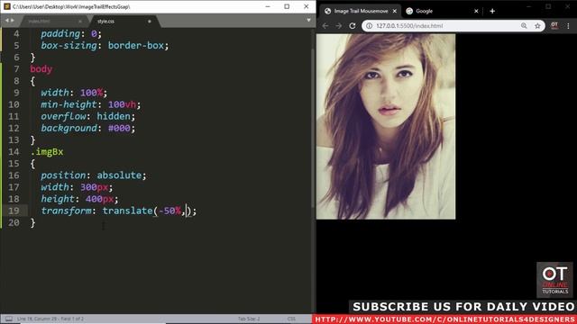 Image Trail Effects Using GSAP Tweenmax | Javascript Mousemove Event смотреть онлайн