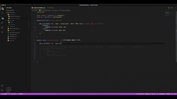 Создаем REST API на Node JS, express, mysql - Регистрация и Авторизация/JWT пользователя - Часть 1