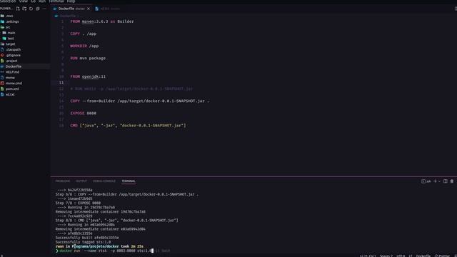 Docker qwa Muilti-stage Build смотреть онлайн