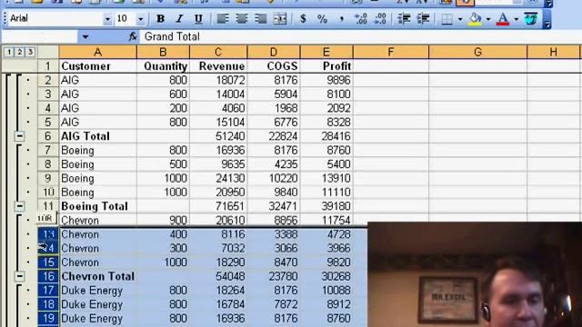 Excel - Remove Number 1 Group and Outline Button - Episode 849 смотреть онлайн