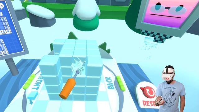 Я СЪЕХАЛ НА ЛЫЖАХ С ВИРТУАЛЬНЫХ ГОР в Vacation Simulator VR! / Часть 2 /