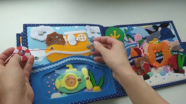 Развивающая книжка №30 Developing book.Quiet book. смотреть онлайн