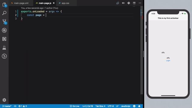 NativeScript Tutorial #15: One way data binding смотреть онлайн