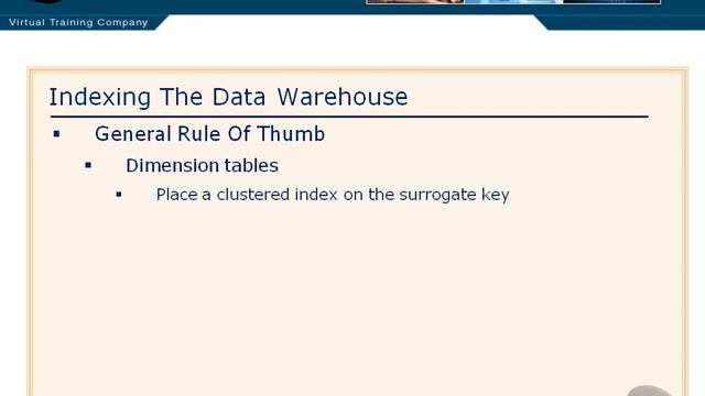 12 Indexing the Data Warehouse смотреть онлайн