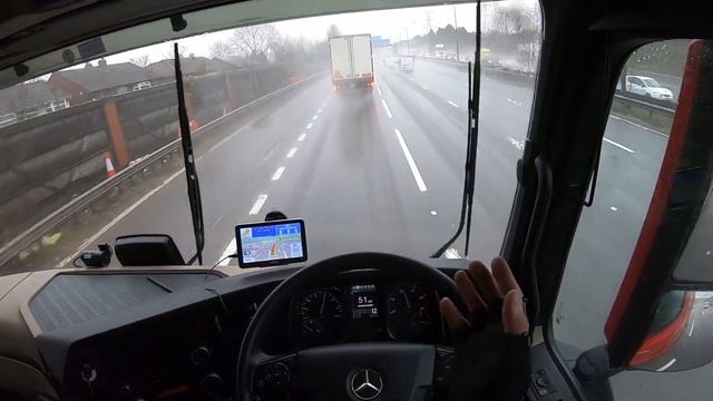 HGV CLASS 2 POV DRIVING MERCEDES BENZ ACTROS 2545 [UK TRUCK UNIT] смотреть онлайн