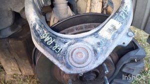 Замена верхнего рычага без снятия стойки Хонда Одиссей