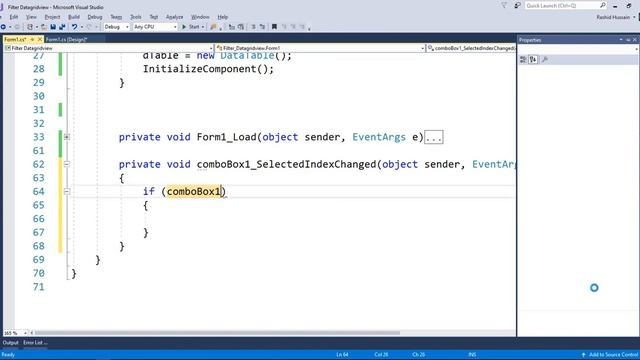 C# Search data in database and Filter in datagridview in C# смотреть онлайн