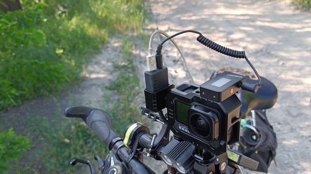 Крепление GoPro 9 на руль. Беспроводной микрофон. Max lens mod telesin. смотреть онлайн