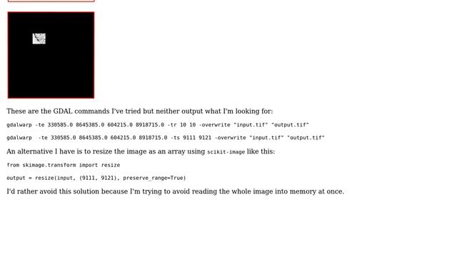 GIS: Resize an image using GDAL смотреть онлайн