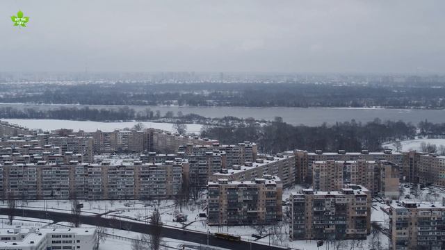 Киев Снег сегодня. 10 января 2022 / KIEV UKRAINE смотреть онлайн