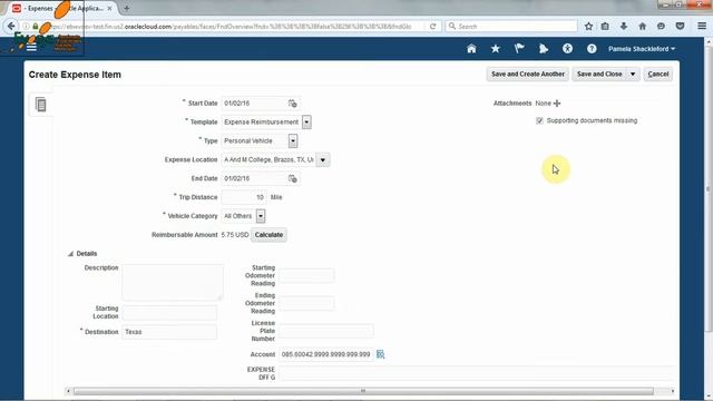 Oracle Financials-Expense Report Submission смотреть онлайн