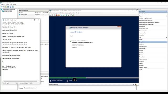 Como Instalar Windows Server 2019 Data Center en Hyper-v смотреть онлайн