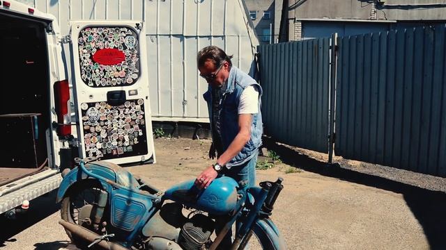 Редкий Иж под реставрацию от мотоателье Ретроцикл. смотреть онлайн